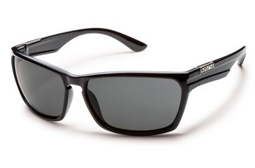 Image of Suncloud Polarized Optics Cutout Sunglasses - Black Frame/Gray Polarized Polycarbonate Lens S-CTPPGYBK