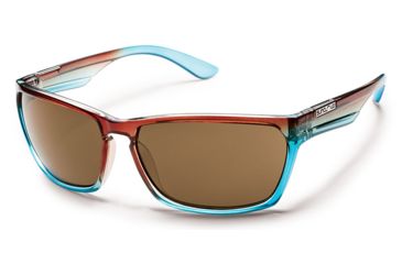 Image of Suncloud Polarized Optics Cutout Sunglasses - Cola Fade Frame/Brown Polarized Polycarbonate Lens S-CTPPBRCO