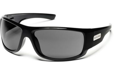 Image of Suncloud Polarized Optics Impulse Sunglasses - Black Frame, Gray Polarized Polycarbonate Lenses S-IMPPGYBK