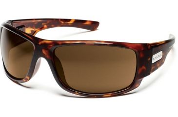Image of Suncloud Polarized Optics Impulse Sunglasses - Tortoise Frame, Brown Polarized Polycarbonate Lenses S-IMPPBRTT