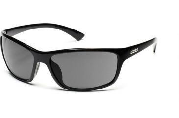 Image of Suncloud Polarized Optics Sentry Sunglasses - Black Frame, Gray Polarized Polycarbonate Lenses S-SEPPGYBK