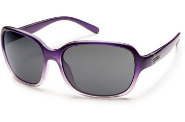 Image of Suncloud Polarized Optics Sequin (New) Sunglasses - Purple Fade Frame, Gray Polarized Polycarbonate Lenses S-SQPPGYPR