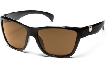 Image of Suncloud Polarized Optics Speedtrap Sunglasses - Brown Stripe Frame, Brown Polarized Polycarbonate Lenses S-SPPPBRBS