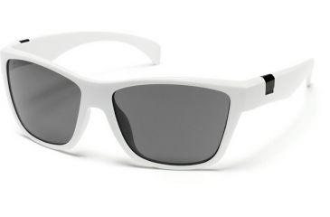 Image of Suncloud Polarized Optics Speedtrap Sunglasses - White Frame, Gray Polarized Polycarbonate Lenses S-SPPPGYWT