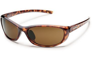 Image of Suncloud Polarized Optics Wisp (New) Sunglasses - Tortoise Frame, Brown Polarized Polycarbonate Lenses S-WSPPBRTT