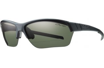 Image of Suncloud Polarized Optics Approach Max Sunglasses-Matte Black-Polarized Gray Green