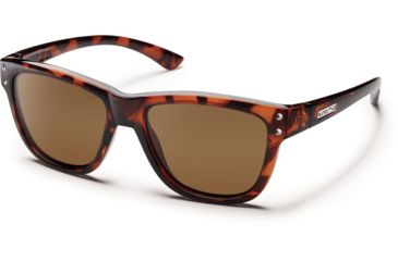 Image of Suncloud Polarized Optics Carob Sunglasses Asian Fit-Tortoise/Brown