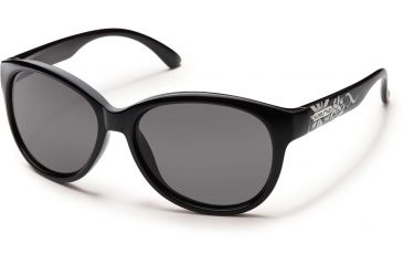 Image of Suncloud Polarized Optics Catnip Sunglasses Asian Fit-Black/Gray