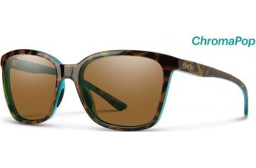 Image of Smith Optics Colette Bifocal Prescription Sunglasses, Tort Marine Frame, Polarized, CLCPBRTMBI
