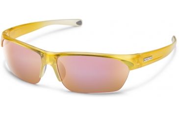 Image of Suncloud Polarized Optics Detour Sunglasses-Yellow Fade-Polarized Pink Mirror