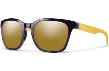 Image of Smith Optics Founder Single Vision Prescription Sunglasses, Crystal Black Block Frame, Polarized, FOCPGNCBBSV