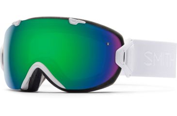 Image of Suncloud Polarized Optics I/OS Goggle-White GBF-Green Sol-X Mirror