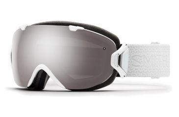 Image of Suncloud Polarized Optics I/OS Goggle-White Mosaic-ChromaPop Sun Platinum Mirror