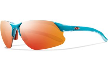 Image of Suncloud Polarized Optics Parallel D Max Sunglasses-Teal-Red Mirror