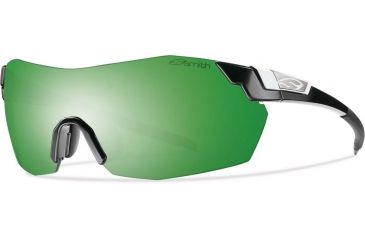 Image of Suncloud Polarized Optics Pivlock V2 Max Sunglasses Black/Green Sol-X/Ignitor/Clear Carbonic TLT Lenses VWMPCGMBK