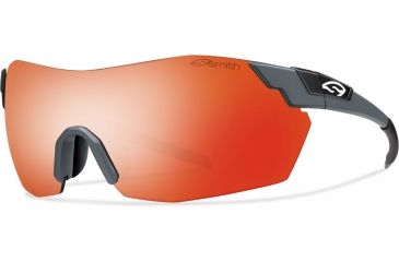 Image of Suncloud Polarized Optics Pivlock V2 Max Sunglasses-Matte Cement-Red Sol-X Mirror