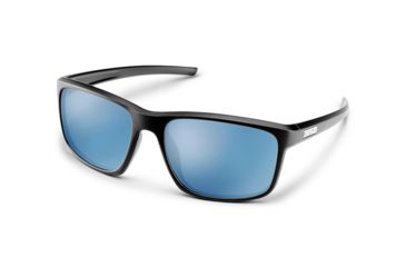 Image of Suncloud Polarized Optics Respek, Color - Black, Lens Color - Polarized Blue Mirror, 202337807595X