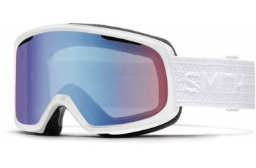 Image of Suncloud Polarized Optics Riot Goggle-White Eclipse-Blue Sensor Mirror