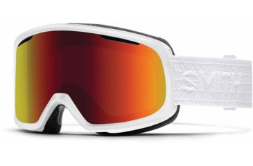 Image of Suncloud Polarized Optics Riot Goggle-White Eclipse-Red Sol-X Mirror