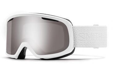 Image of Suncloud Polarized Optics Riot Goggle-White Mosaic-ChromaPop Sun Platinum Mirror