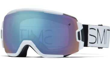 Image of Suncloud Polarized Optics Vice Goggle-White Block-Blue Sensor Mirror