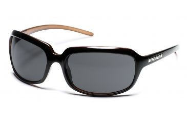 Image of SunCloud Poppy Sunglasses with Black Backpaint Frames, Gray Lenses