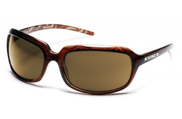 Image of SunCloud Poppy Sunglasses with Cola Backpaint Frames, Brown Lenses