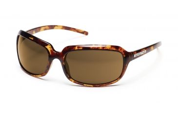 Image of Sun Cloud Poppy Sunglasses with Tortoise Frames, Brown Lenses