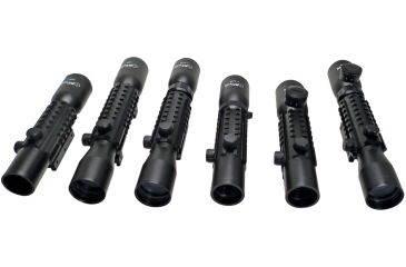 Image of Sun Optics Tri Rail Rifle Scope2-6X28 Tactical W/Picatinny Acc. Mount Rails Mil Dot CS12-RM2628