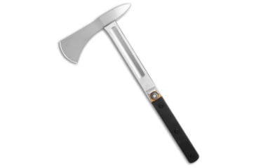Image of Supercar Ron SF90 Custom Forged Tomahawk, Satin, Rubber, Black Handle, Black/Silver, 14.5 inch, BHQ-217617