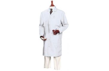 Image of Superior Uniform Unisex Microstat ESD Lab Coats, WORKLON 473-5XL Blue Knee-Length Coats