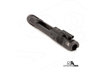 Image of Superlative Arms Adjustable Gas Block DI Builders Kit, .625in Clamp On, Melonite, QPQ, DI Gas Block, Mid Length, Melonite Gas Tube, Right Hand, Full Auto, Dark DLC Carrier, Black, SABO-DI-RFD-MM625CM