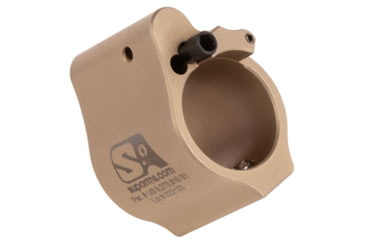 Image of Superlative Arms Gas Block .750 in Solid Set Screw, DLC, Tan, SABO-DI-750ST