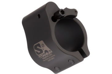 Image of Superlative Arms Adjustable Bleed Off AR-15/AR-10 Gas Block, .750in, Clamp On, DLC, Dark, SABO-DI-750CDT