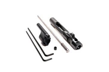 Image of Superlative Arms AR-15 .750in Solid Adjustable Piston System, Solid, Set Screw, Melonite, QPQ, Piston Gas Block, Carbine Length Op Rod, Right Hand, Full Auto, Dark DLC Carrier, Black, SABO-PS-RFD-C750SM