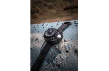 Image of SureFire 2211 Wristlight With Surefire Watch Movement, Rechargeable Li-Ion, 15/60/300 Lumens, Black, 2211-B-BK-SF
