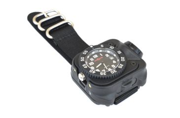 Image of SureFire 2211 Wristlight With Surefire Watch Movement, Rechargeable Li-Ion, 15/60/300 Lumens, Black, 2211-B-BK-SF