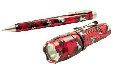 Image of SureFire 30th Anniversary Gift Set - E1B Backup flashlight and SureFire Pen 1, wooden gift box