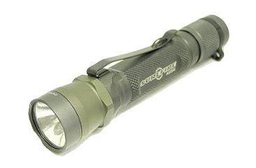 Image of Surefire Aviator 2L Flashlight, Olive Drab, Dual Output, Blue LED A2L-HA-BL