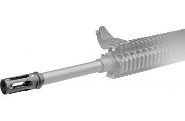 Image of SureFire Closed Tine Flash Hider For M4/M16/Ar Variants, Serves As Suppressor Adapter For Socom 5.56 Suppressors, Black, SFCT-556-1/2-28
