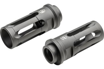 Image of SureFire Closed Tine Flash Hider For M4/M16/Ar Variants, Serves As Suppressor Adapter For Socom 5.56 Suppressors, Black, SFCT-556-1/2-28