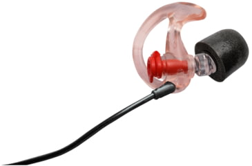 Image of SureFire Comply Foam Tipped, Filtered Earplugs, Medium, 1 Pair, Clear EP7-MPR