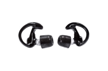 Image of SureFire EP10 Sonic Defenders Ultra Max Full-Block Foam-Tipped Earplugs - 1 Pair, Black, Large EP10-BK-LPR
