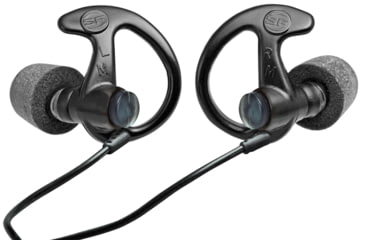 Image of SureFire EP10 Sonic Defenders Ultra Max Full-Block Foam-Tipped Earplugs - 1 Pair, Black, Large EP10-BK-LPR