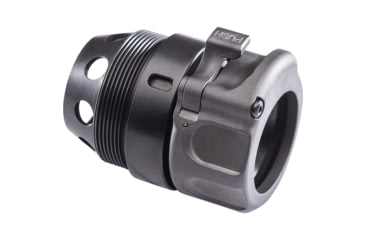 Image of SureFire Fast Attach Hub Muzzle Adapter, 7.62x39mm, 3/8-24, Black, HUB-FA-762-BK