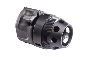 Image of SureFire Fast Attach Hub Muzzle Adapter, 7.62x39mm, 3/8-24, Black, HUB-FA-762-BK