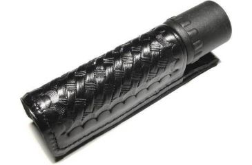 Image of SureFire Leather Basketweave Holster V27 w/ G2 Black Light in the inside