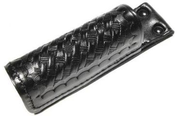Image of SureFire Leather Black Basket Weave Holster V27 for SureFire Flashlights 6P, D2, G2, A2