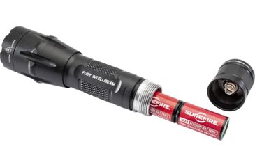 Image of SureFire Fury Fuel LED Flashlight, 15-1,100 Lumens, Black, FURY-IB-DF