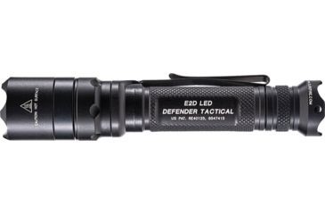 Image of SureFire LED Flashlight, E2D Defender Tactical, Single Output, 1000 Lumens, Black E2DLU-T